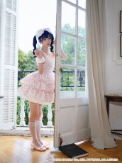 画像7: ribbon frill one-piece（リボンフリルワンピース）マロンクリーム/ピンク (7)