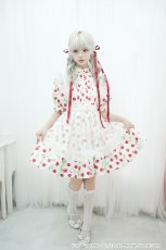 画像7: mini strawberry doll one-piece（ミニストロベリードールワンピース） (7)