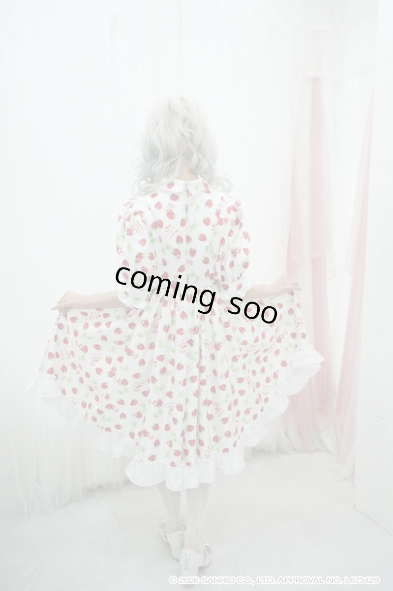 画像3: long strawberry doll one-piece（ロングストロベリードールワンピース） (3)