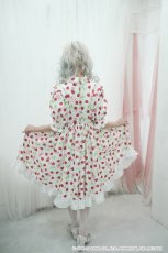 画像3: long strawberry doll one-piece（ロングストロベリードールワンピース） (3)