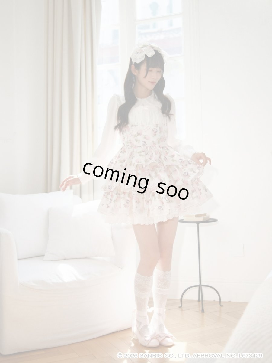 画像6: ribbon frill one-piece（リボンフリルワンピース）ハローキティ (6)