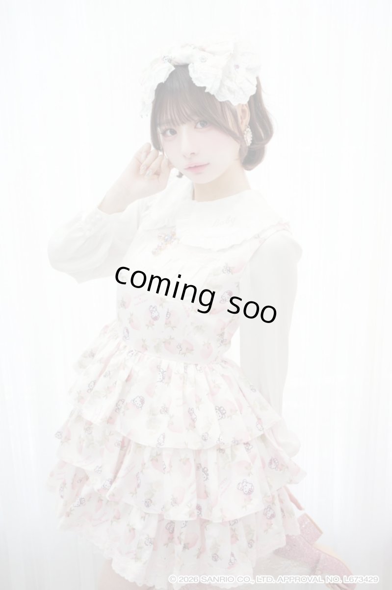 画像4: ribbon frill one-piece（リボンフリルワンピース）ハローキティ (4)