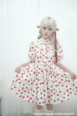 画像4: mini strawberry doll one-piece（ミニストロベリードールワンピース） (4)