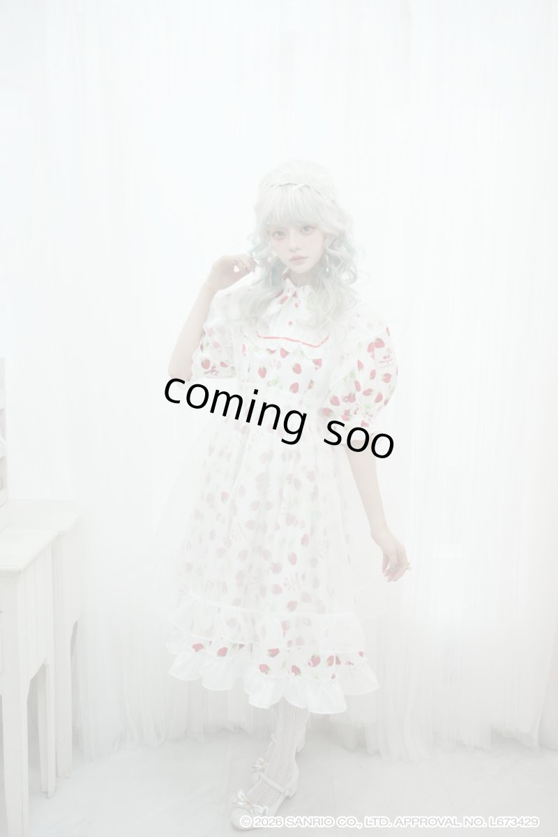 画像5: long strawberry doll one-piece（ロングストロベリードールワンピース） (5)