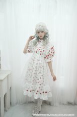 画像5: long strawberry doll one-piece（ロングストロベリードールワンピース） (5)