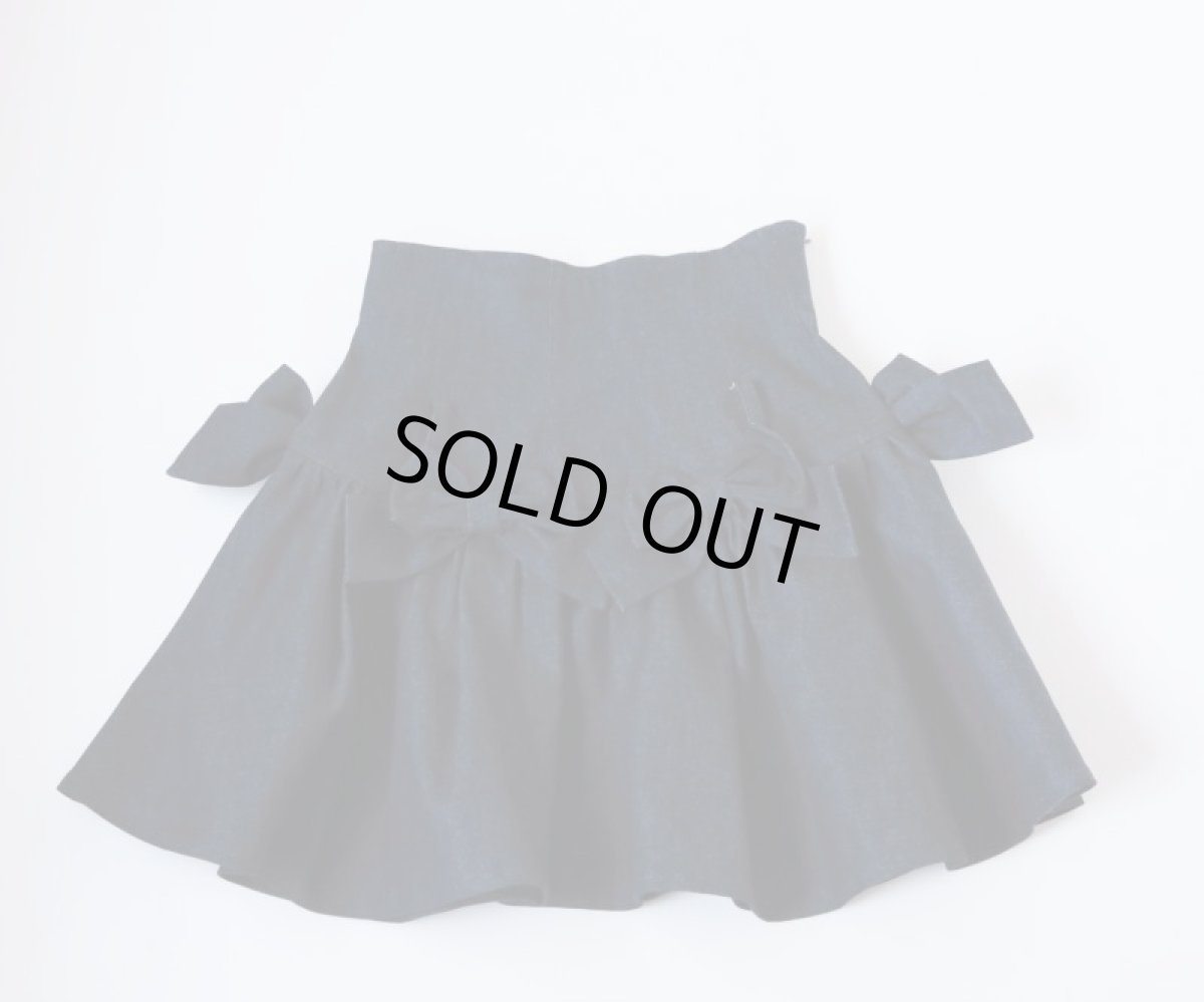 画像9: denim ribbon skirt(デニムリボンスカート) (9)