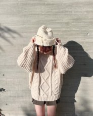 画像6: ribbon knit cap（リボンニット帽） (6)