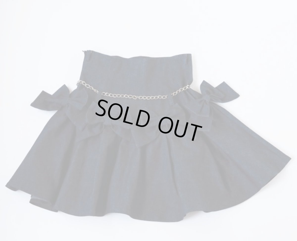 画像8: denim ribbon skirt(デニムリボンスカート) (8)