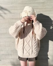 画像5: ribbon knit cap（リボンニット帽） (5)
