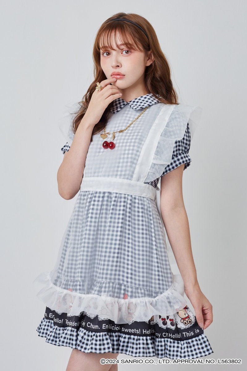 画像2: 【サンプル】エプロンワンピース (2)