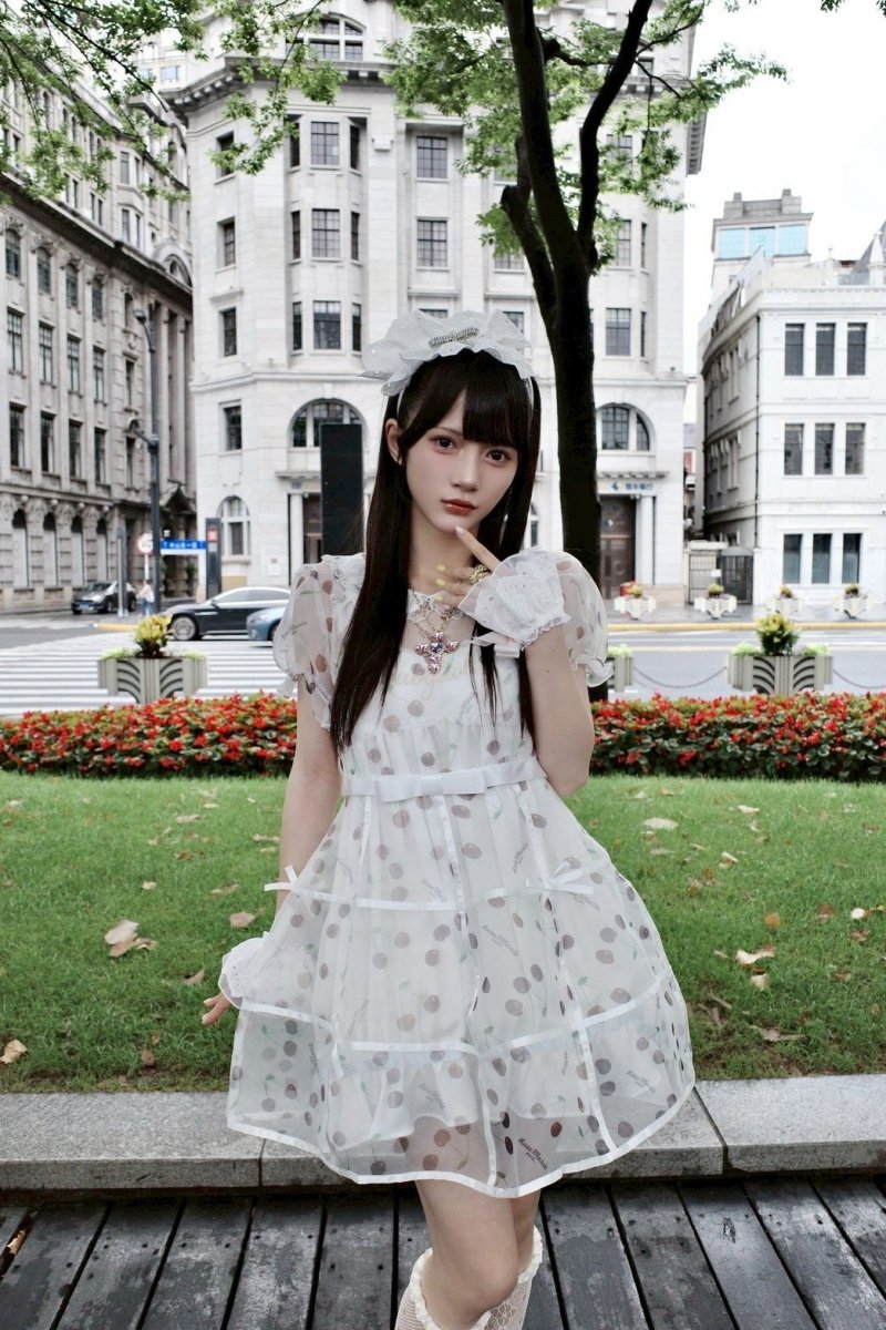 画像2: 【限定商品】cute bone one-piece dress（キュートボーンワンピース） (2)