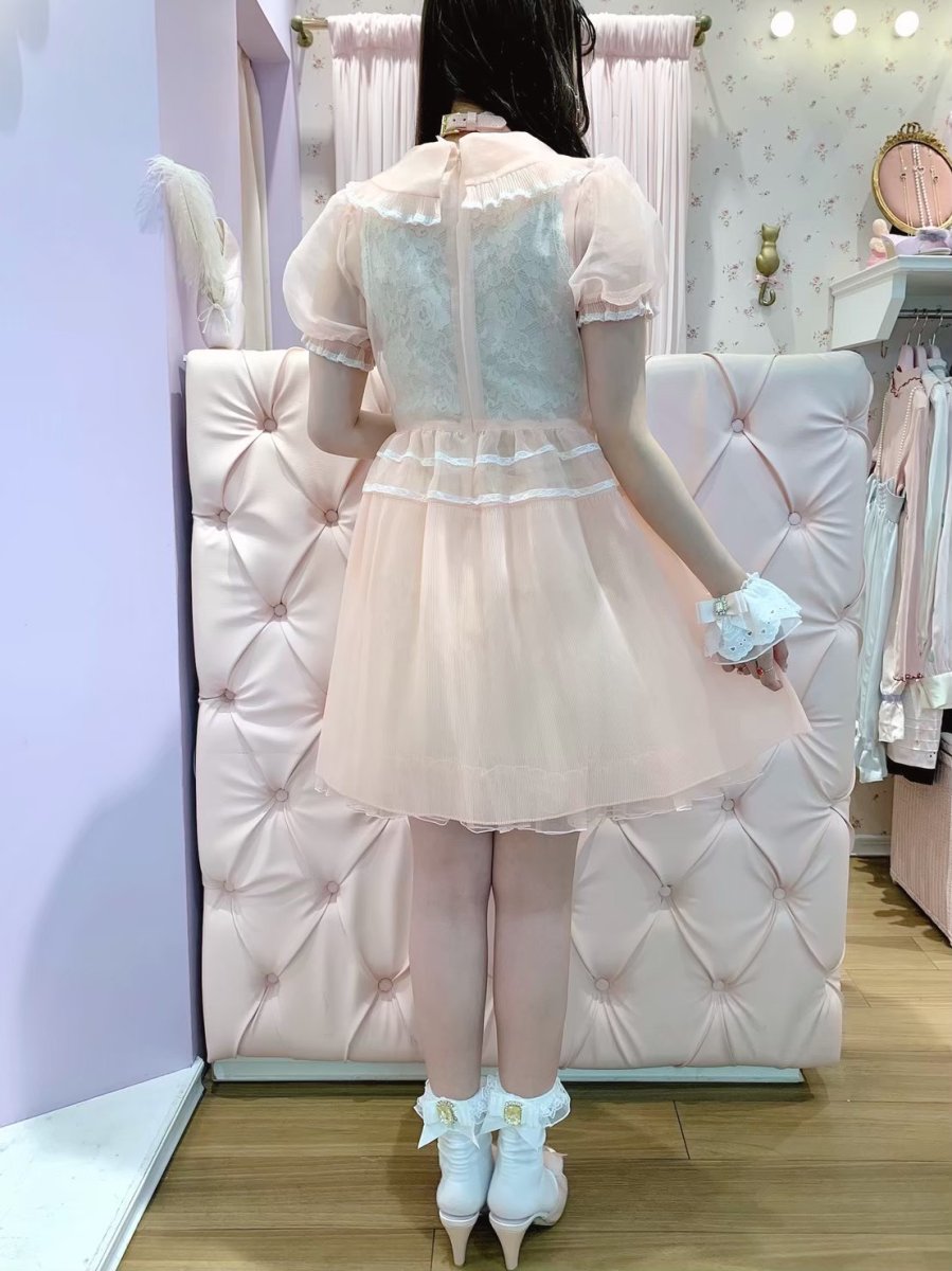 画像14: sheer pleats one-piece-dress（シアープリーツワンピース） (14)