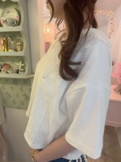 画像4: 【10％OFF】lace ribbon tops (4)