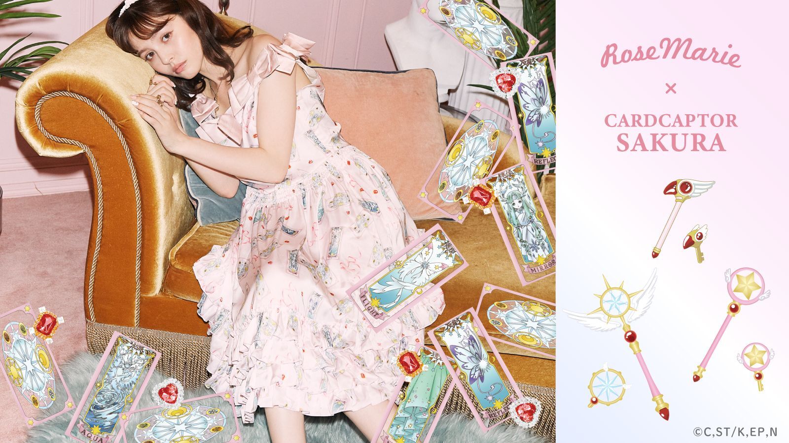 DRESS - RoseMarie seoir ✩Rose Marie seoir 猫マカロンワンピース