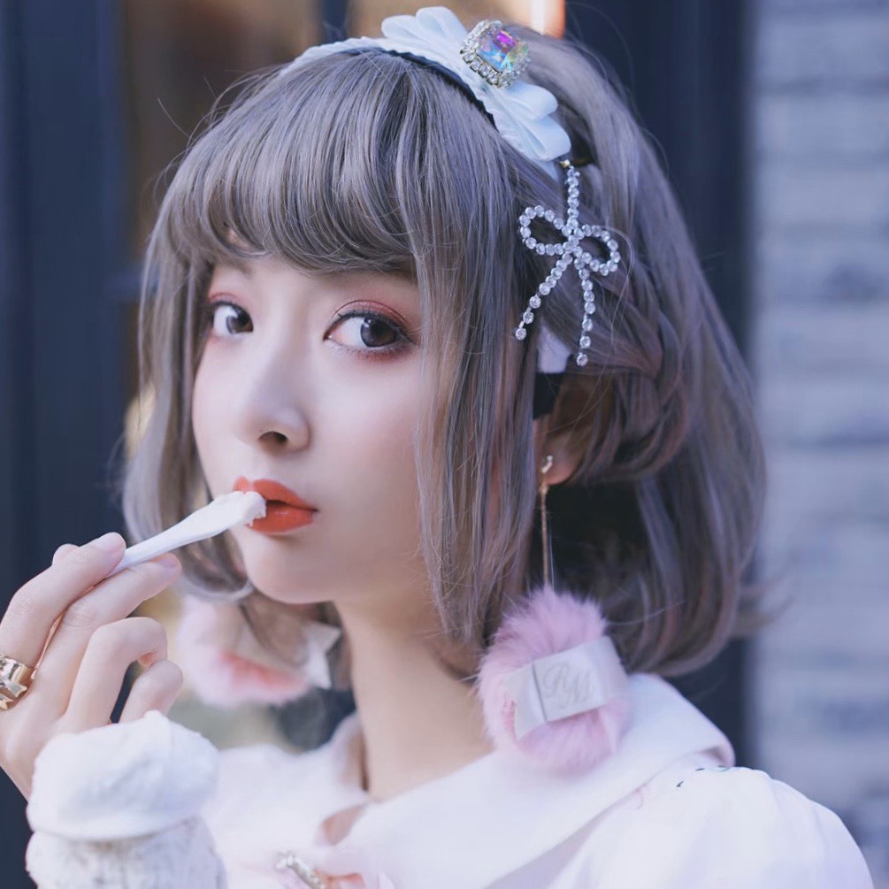 bijou ribbon headband(ビジューリボンカチューシャ） - RoseMarie seoir