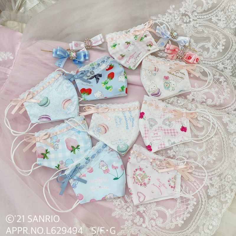 ポイント10倍】 RoseMarie seoir サンリオコラボ マスク マロン
