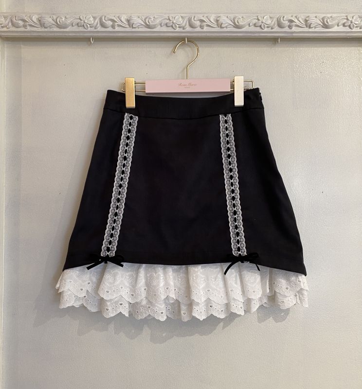 garter lace skirt（ガーターレーススカート） - RoseMarie seoir