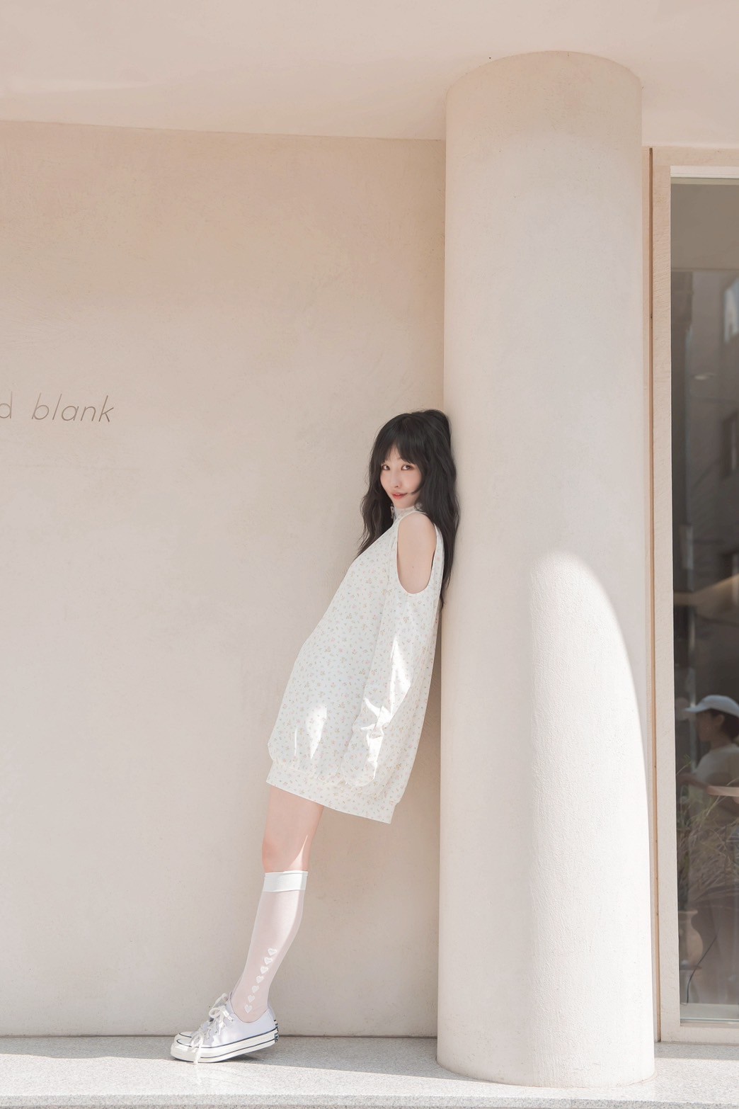 highneck zip one-piece dress（ハイネックジップワンピース