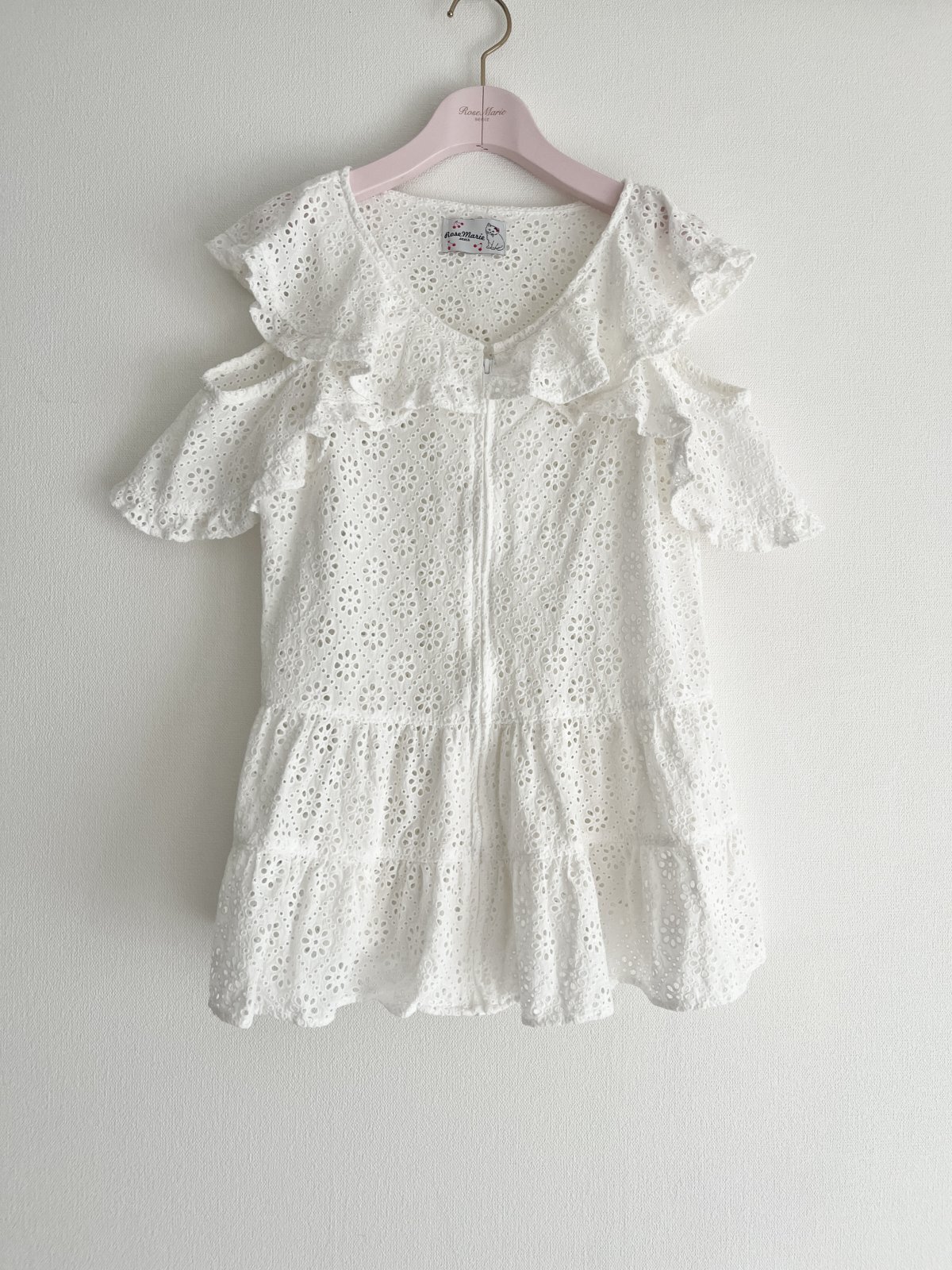 【​限​定​販​売​】 tunic frill one-piece RoseMarie - dress（フリルチュニック） ワンピース