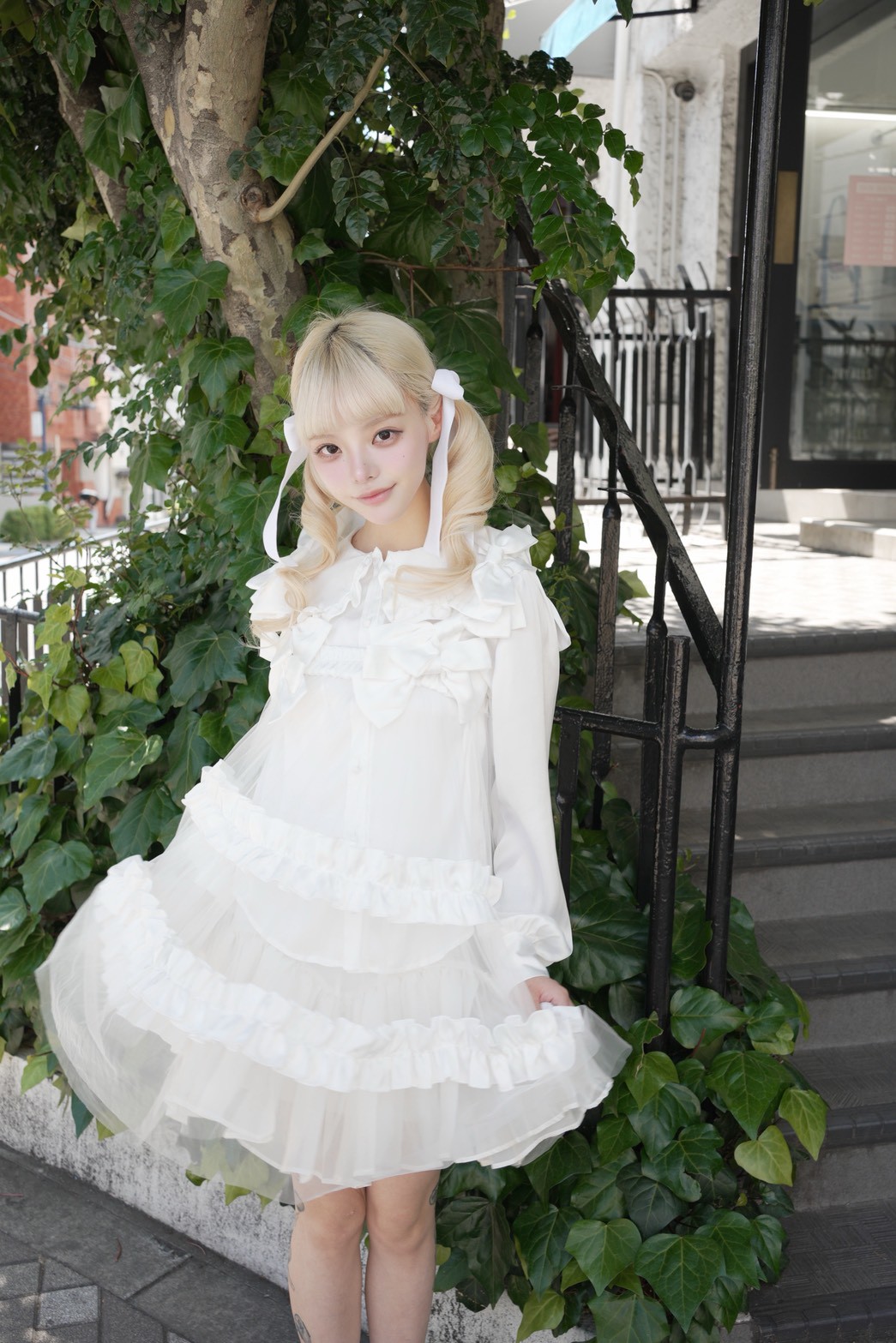 5/24発売予約商品】ribbon tule one-piece dress（リボンチュール